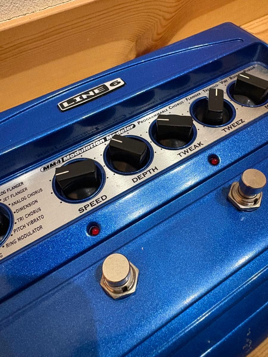 LINE6 MM4 Modulation Modeler エフェクター モジュレーション 動作