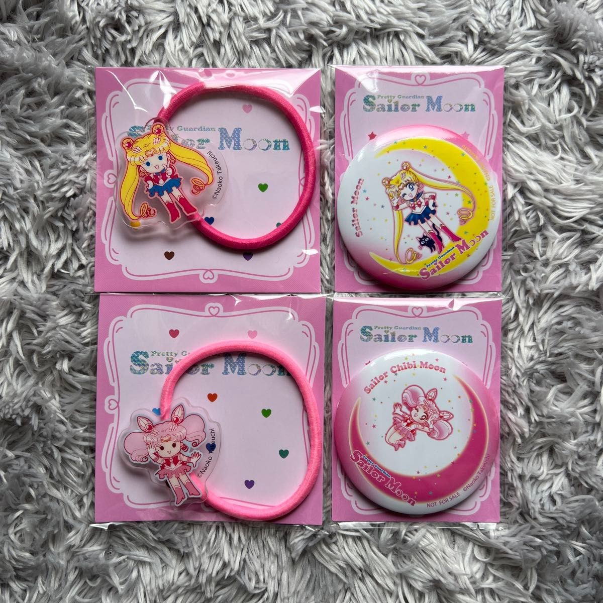 セーラームーン 明治コラボ ヘアゴム ミラー缶 各10種類 ノート 2種x2