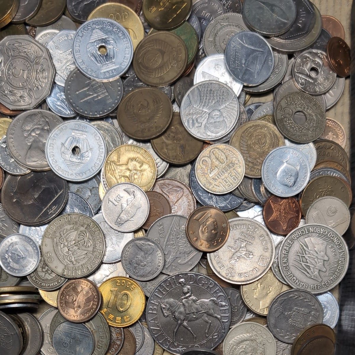 外国銭 海外 雑銭 古銭 コイン まとめ 1 5kg｜Yahoo!フリマ（旧PayPay