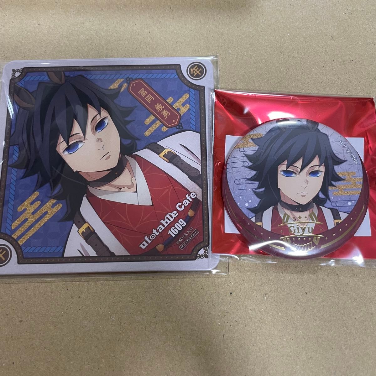 専用】鬼滅の刃 干支 午年 2026 冨岡義勇 缶バッジ ポーチ 鬼滅の刃