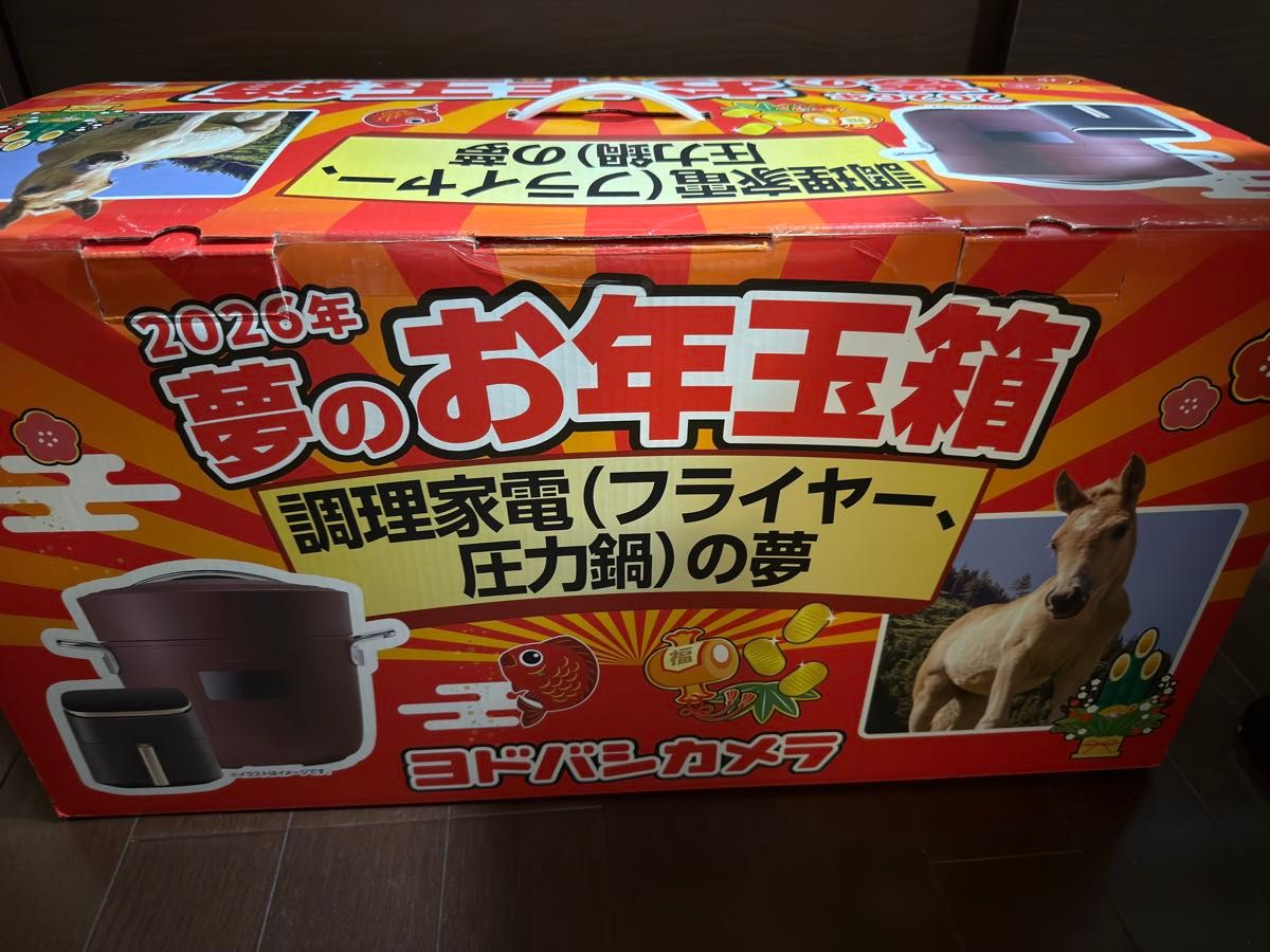 ヨドバシカメラ 2026年 夢のお年玉箱 調理家電（フライヤー 圧力鍋）の