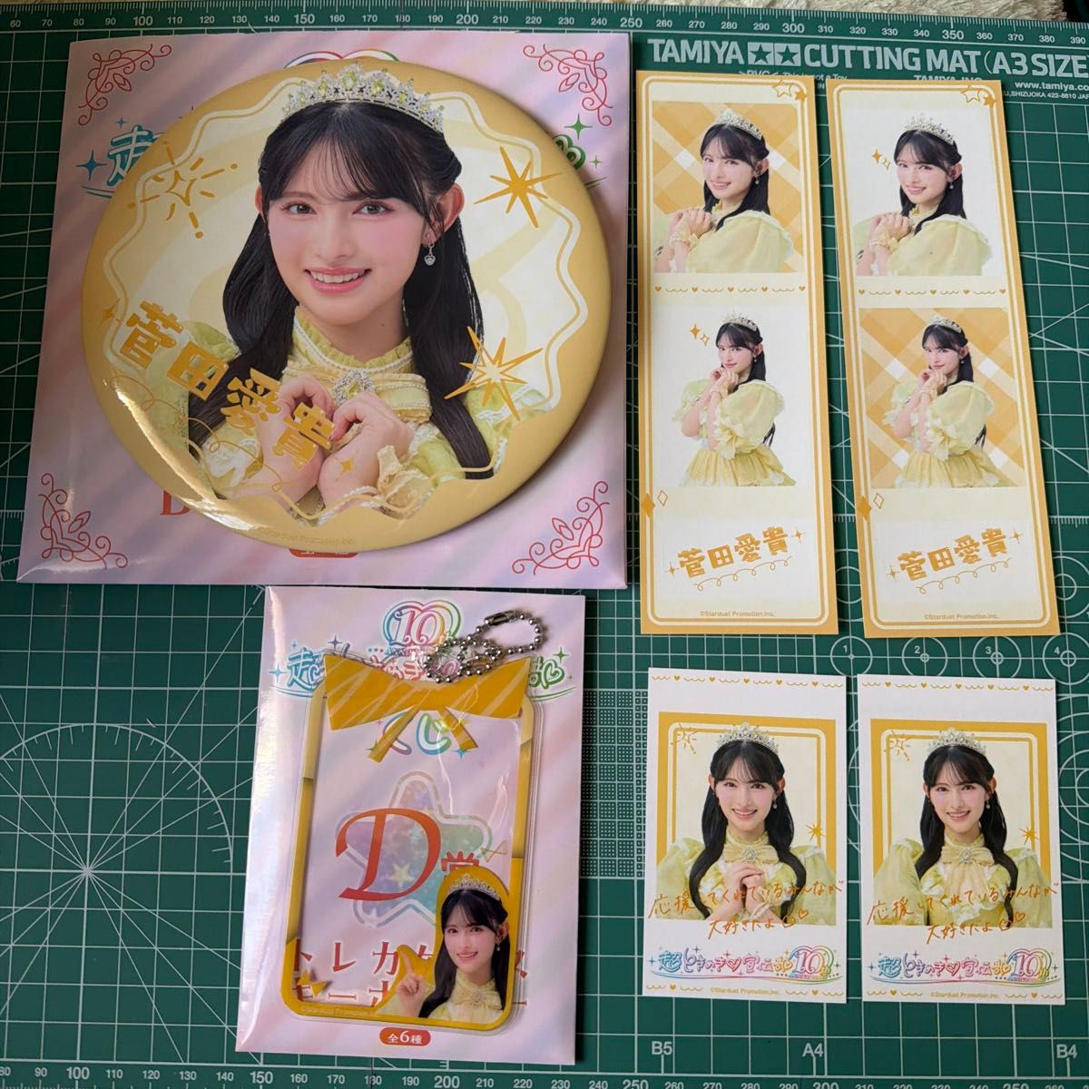 超ときめき宣伝部 菅田愛貴 10th ANNIVERSARY くじ C賞 D賞 E賞2種