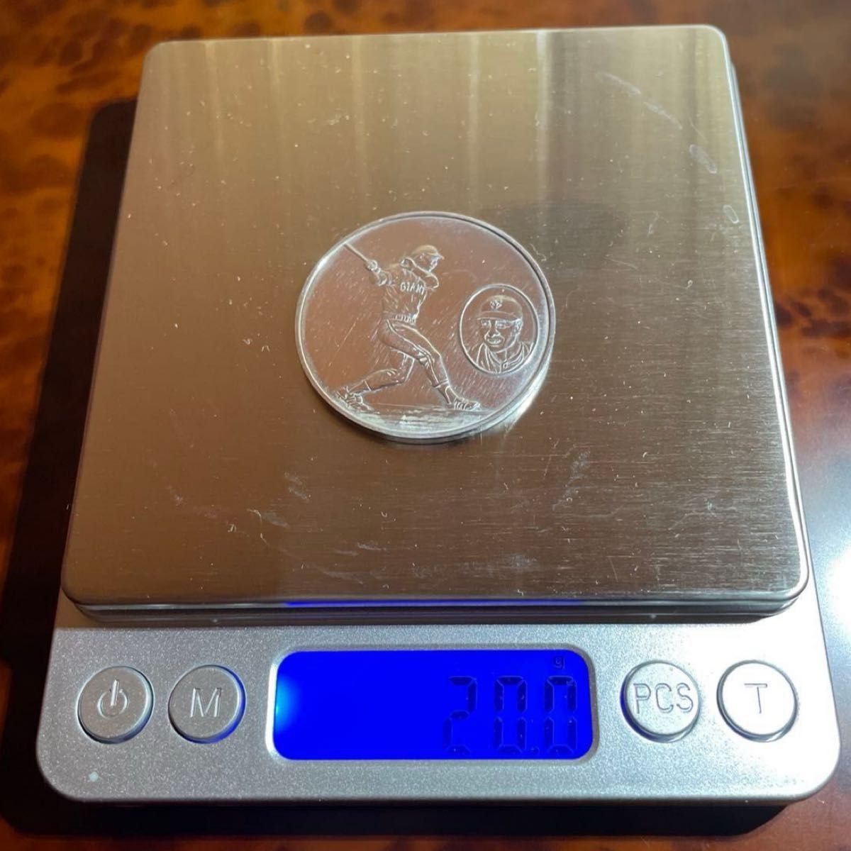 王貞治 ホームラン通算800号 公式記念 銀製プルーフメダル シルバー