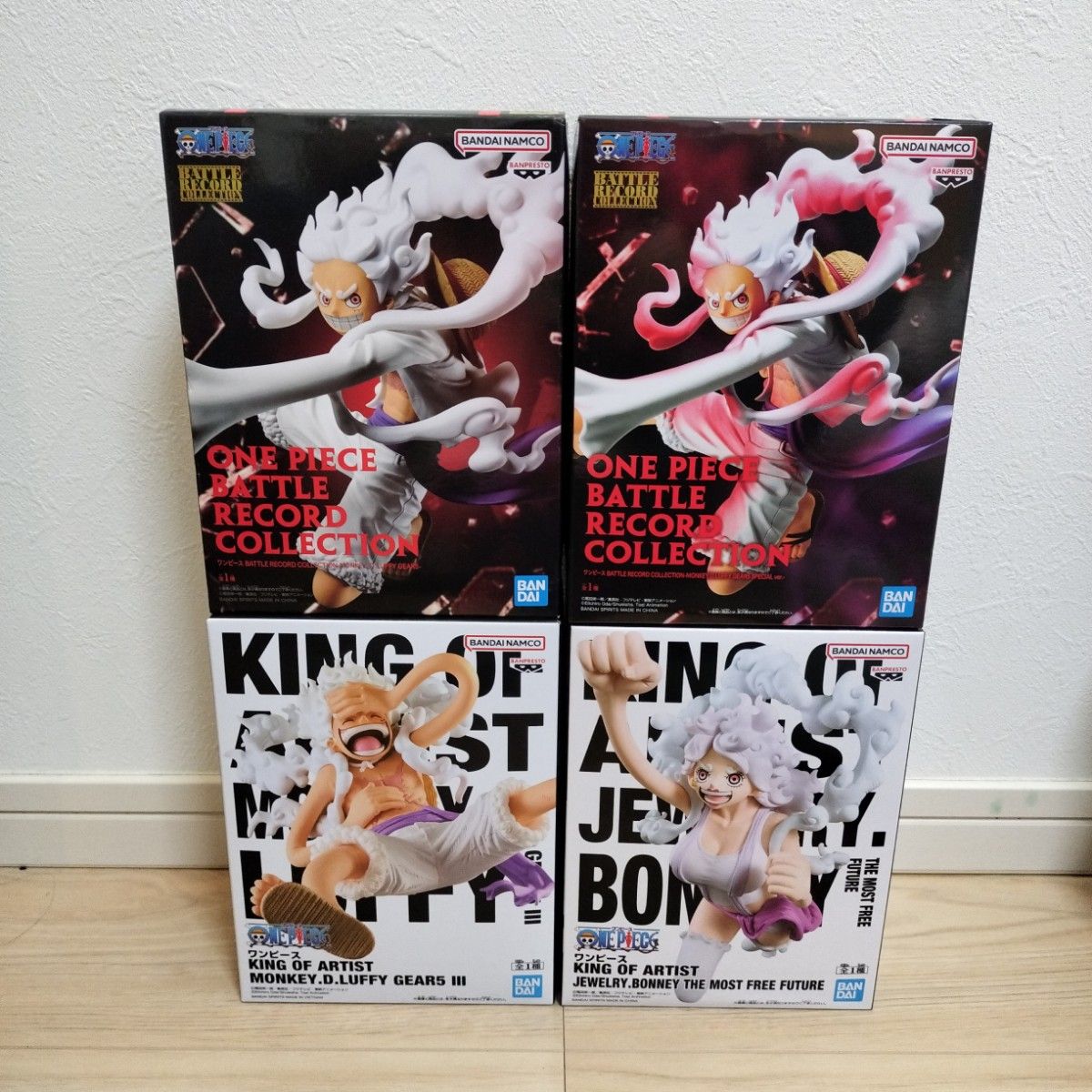 ワンピース KING OF ARTIST ルフィ ボニー ニカ フィギュア BATTLE