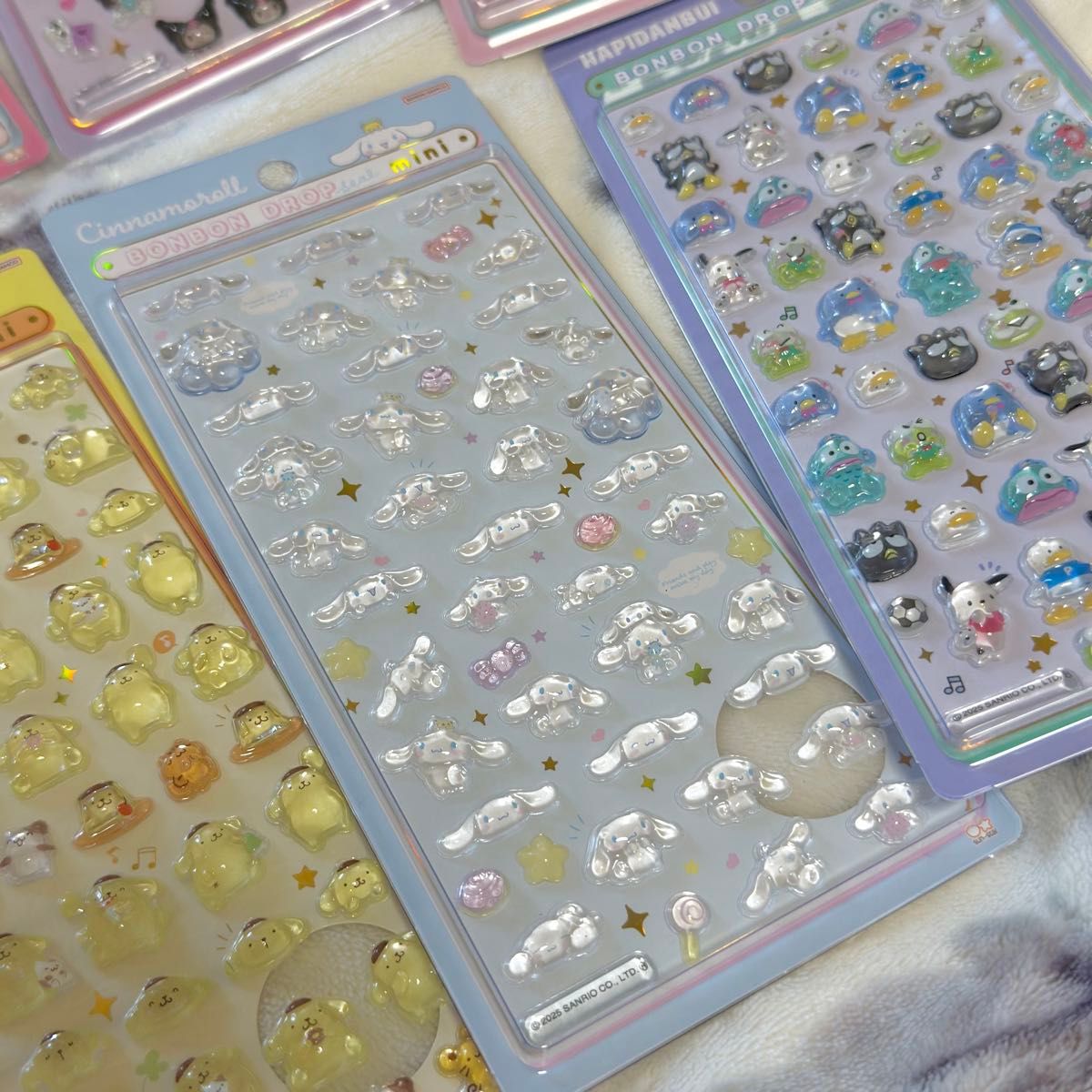 サンリオ ボンボンドロップシール ボンボンドロップ mini ミニ 全8種類