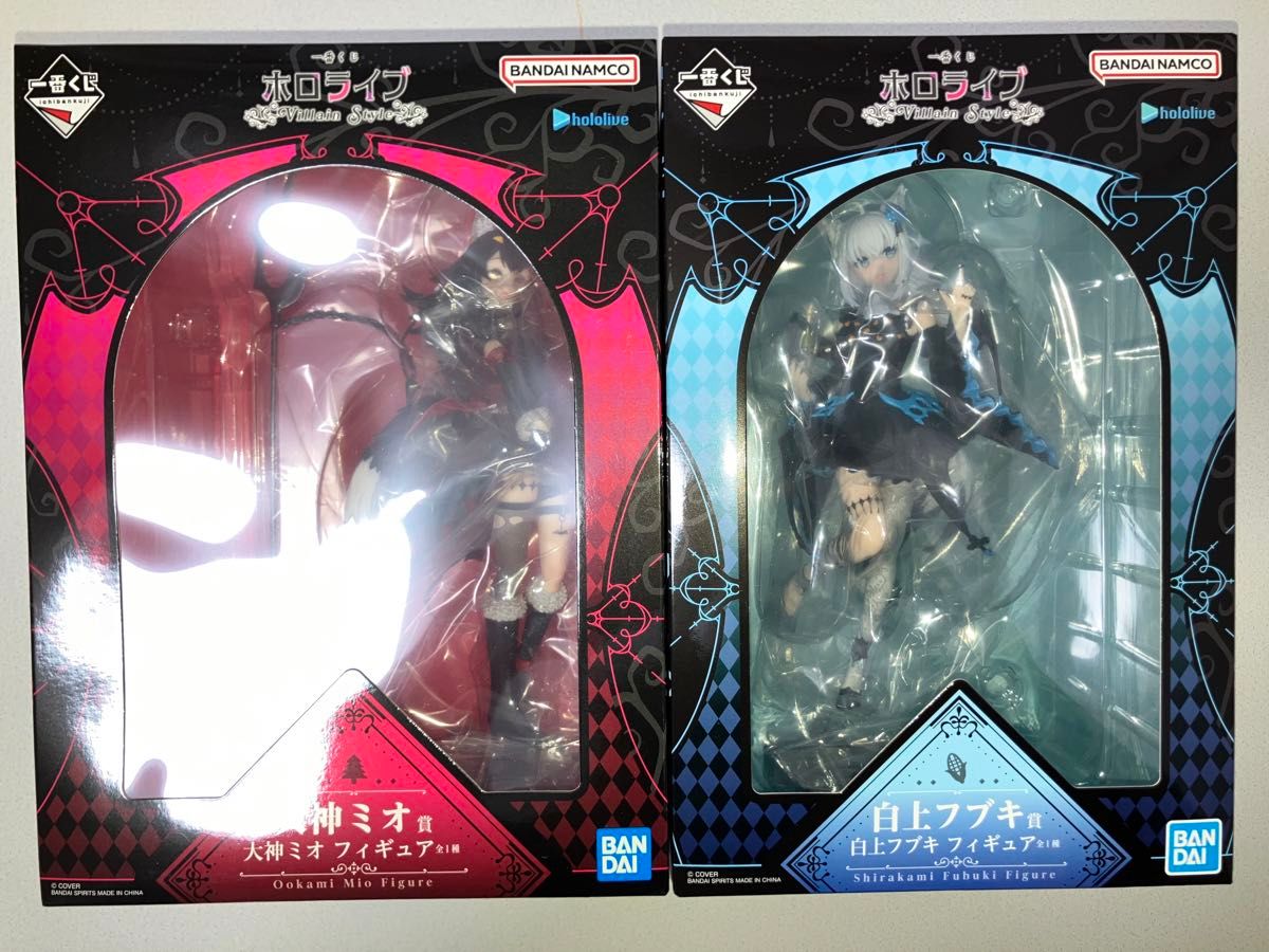 ホロライブ 一番くじ 大神ミオ 白上フブキ フィギュア セット