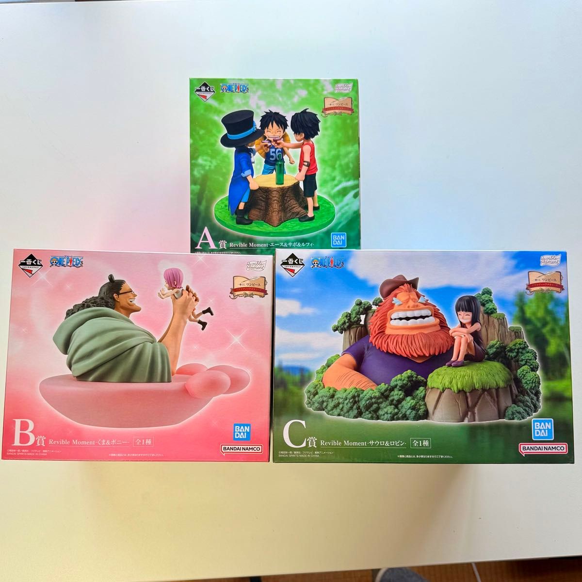 未開封】一番くじ ワンピース ドラマティックメモリーズ A賞・B賞・C賞