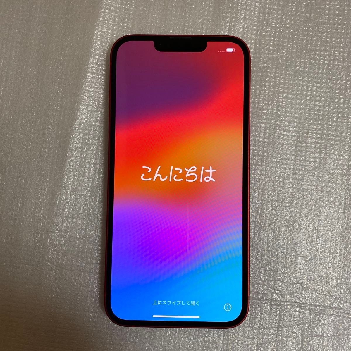 iPhone13 128GB レッド docomo SIMロック解除済み バッテリー82 Apple