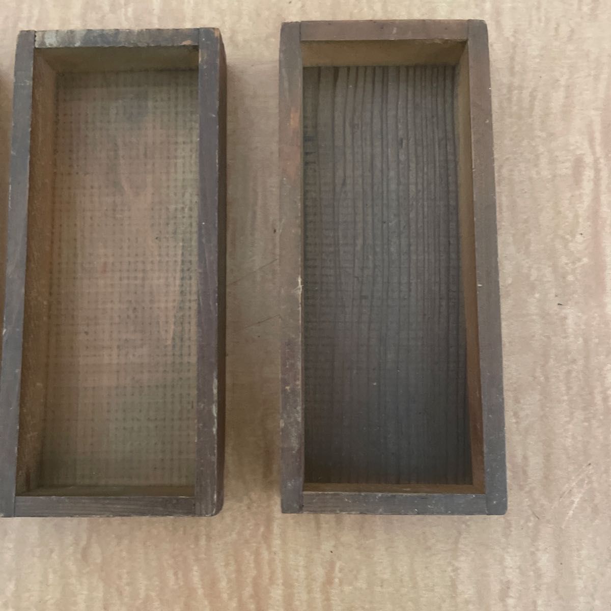 珍しい小型】Y40-2/活版印刷所で使われていた小箱（文選箱）40枚