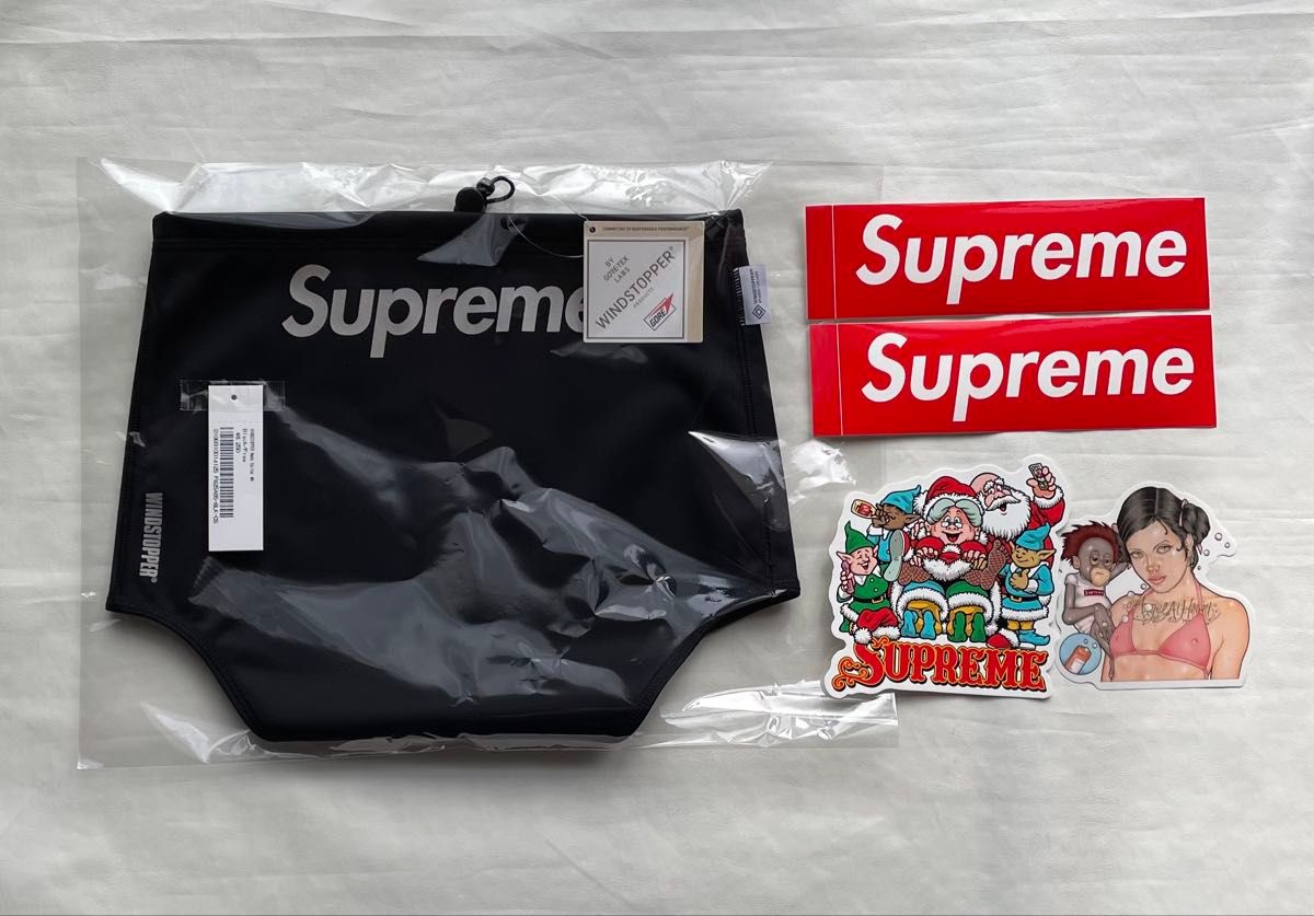 国内正規未使用 Supreme WINDSTOPPER Neck Gaiter Black 黒 ネック