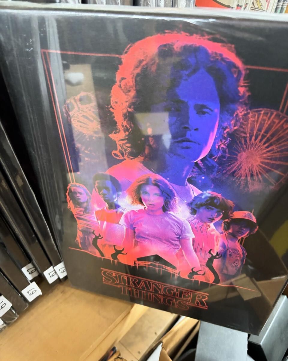 ストレンジャーシングス Netflix 木枠キャンバス ポスター サイズ