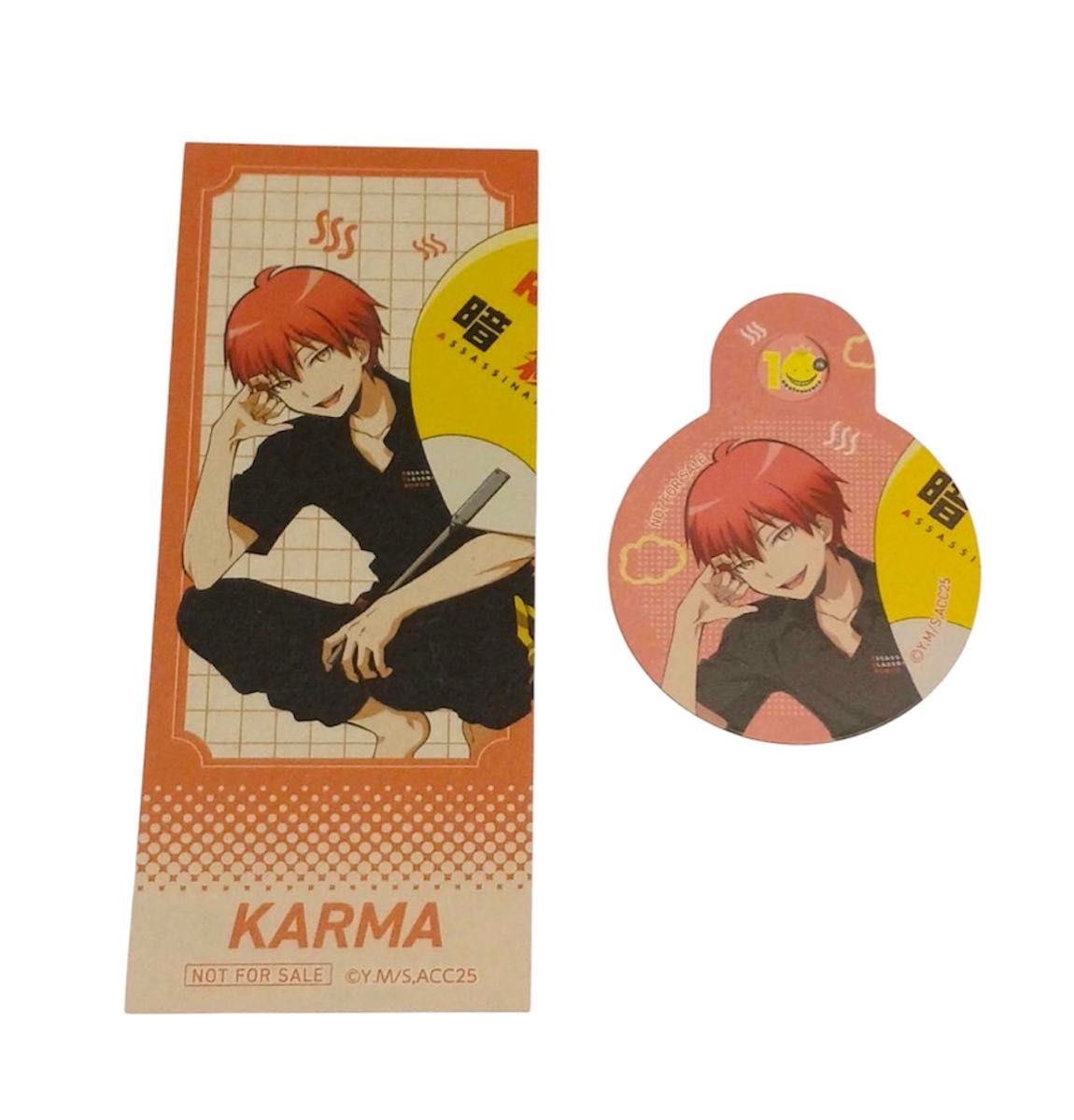 暗殺教室 極楽湯 RAKU SPA CAFE 特典 ステッカー タグ 赤羽業｜Yahoo