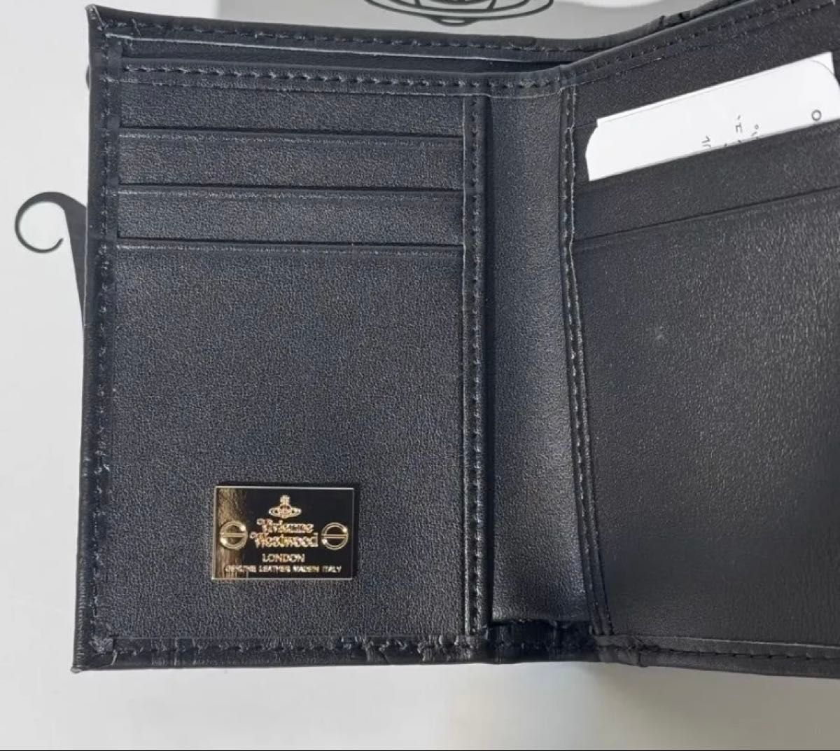 Vivienne Westwood ヴィヴィアンウエストウッド 三つ折り財布 ブラック