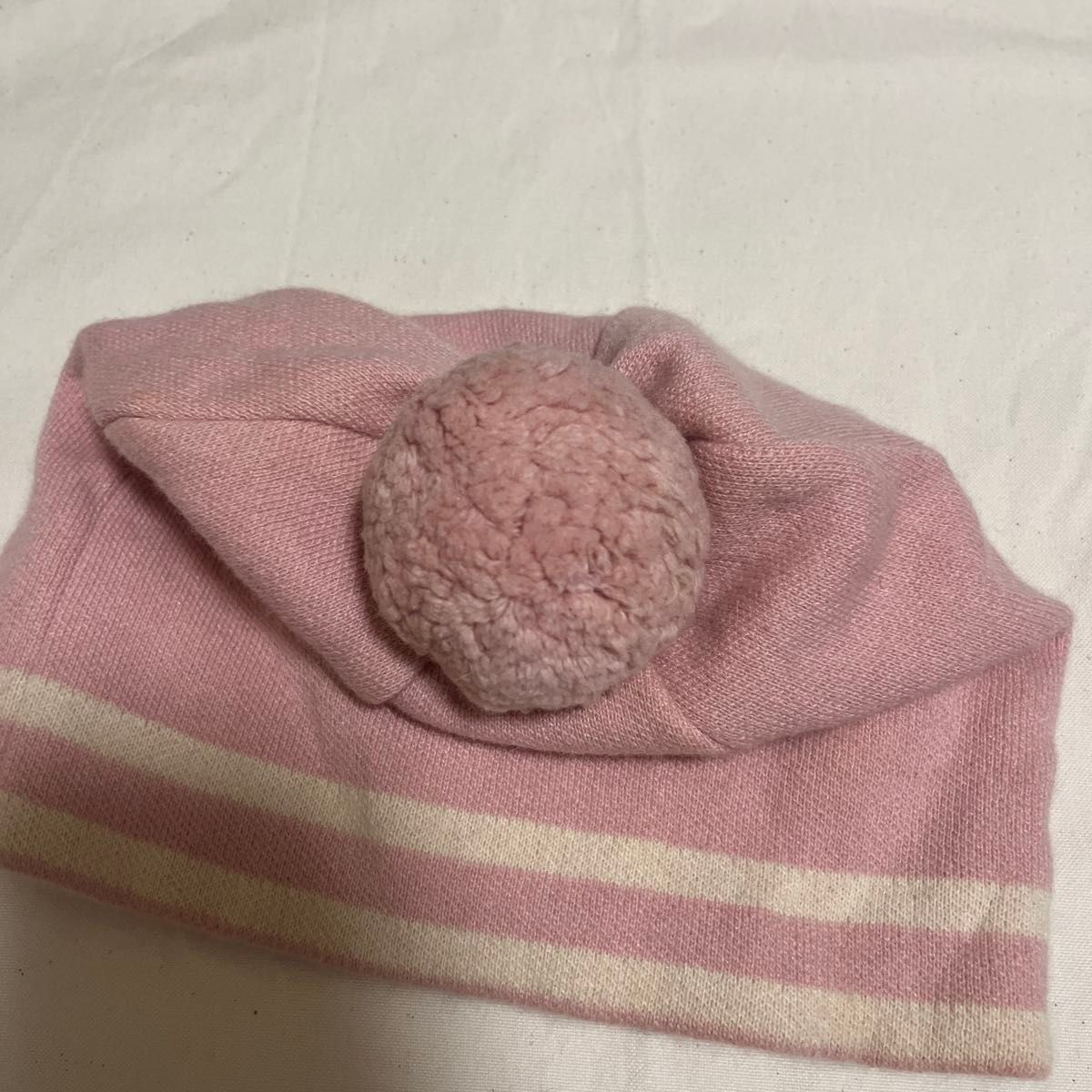 Burberry バーバリー ブルーレーベル bluelabel ピンク ニット帽