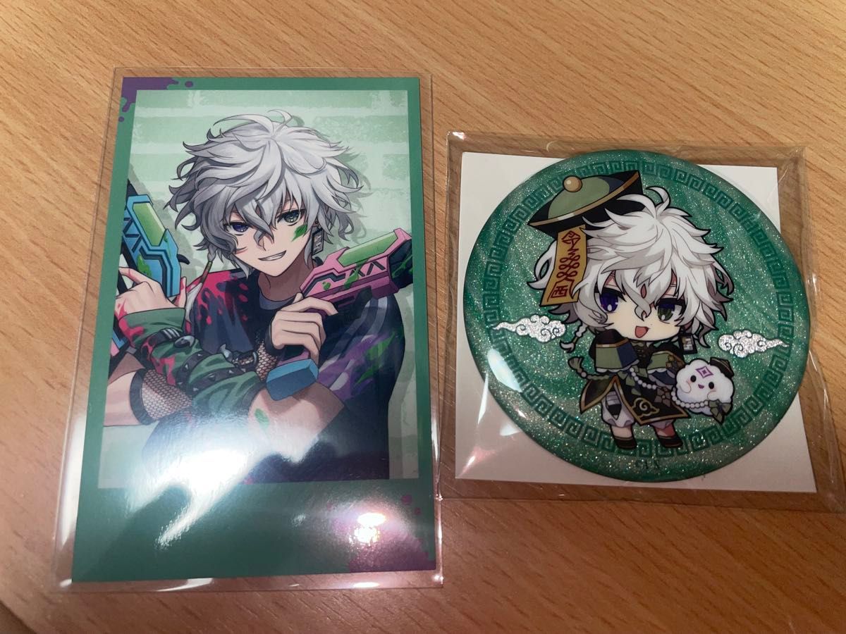 にじさんじ 叢雲カゲツ 缶バッジ ランダムチェキ風カード Dytica