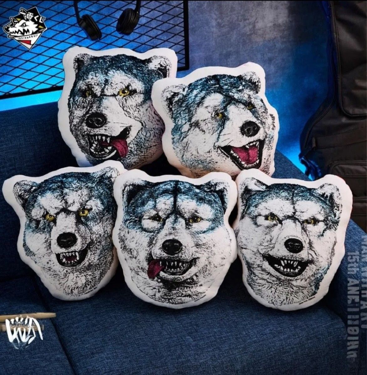 MAN WITH A MISSION フェイスクッション 5種セット マンウィズ｜Yahoo