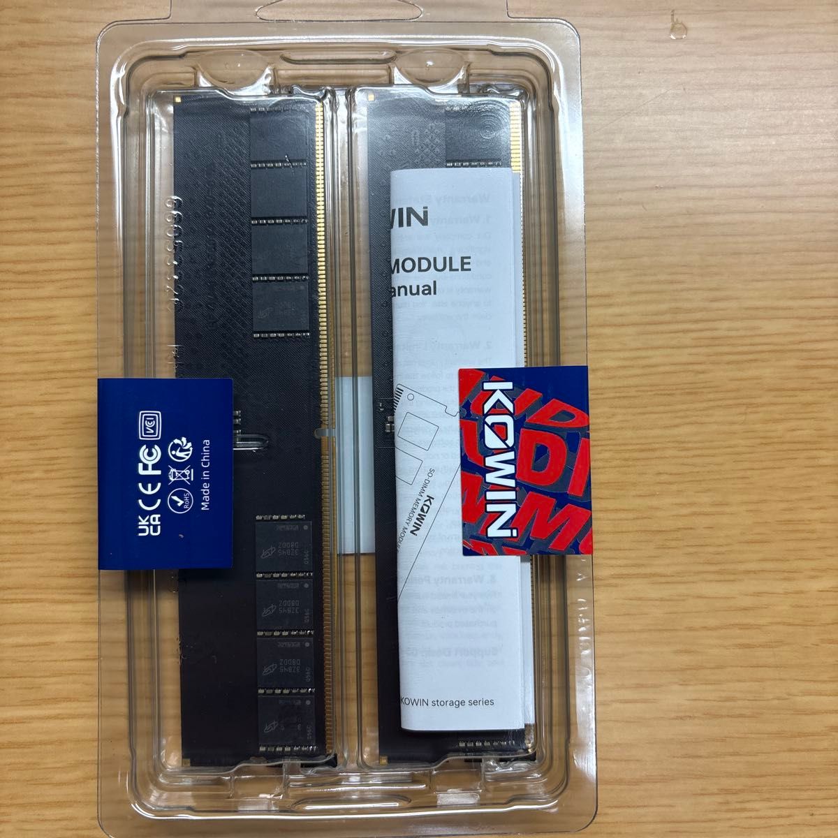 新品未使用・未開封 KOWIN DDR5 5600 UDIMM 64GB（32GB×2）EU560