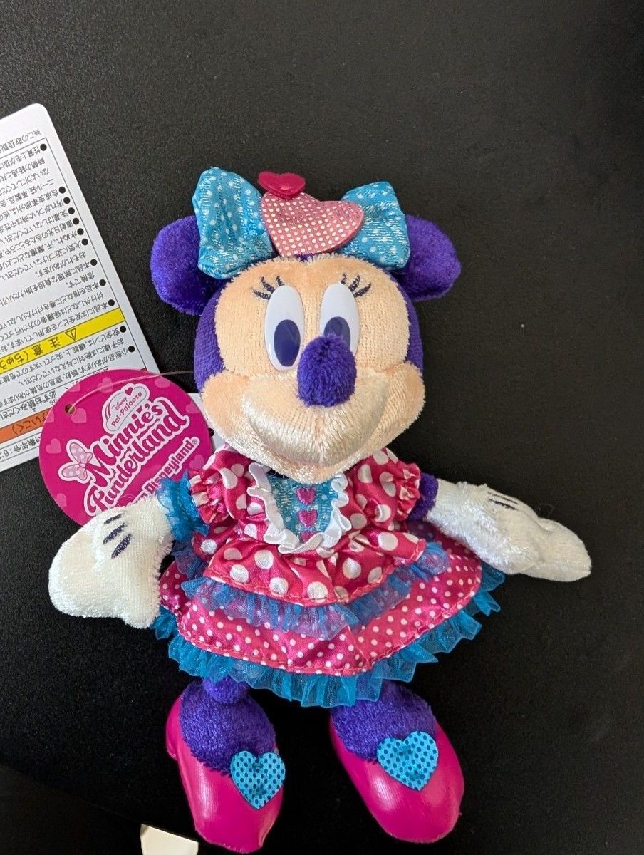 ミニー パルパルーザ ぬいぐるみバッジ ディズニーランド ファン
