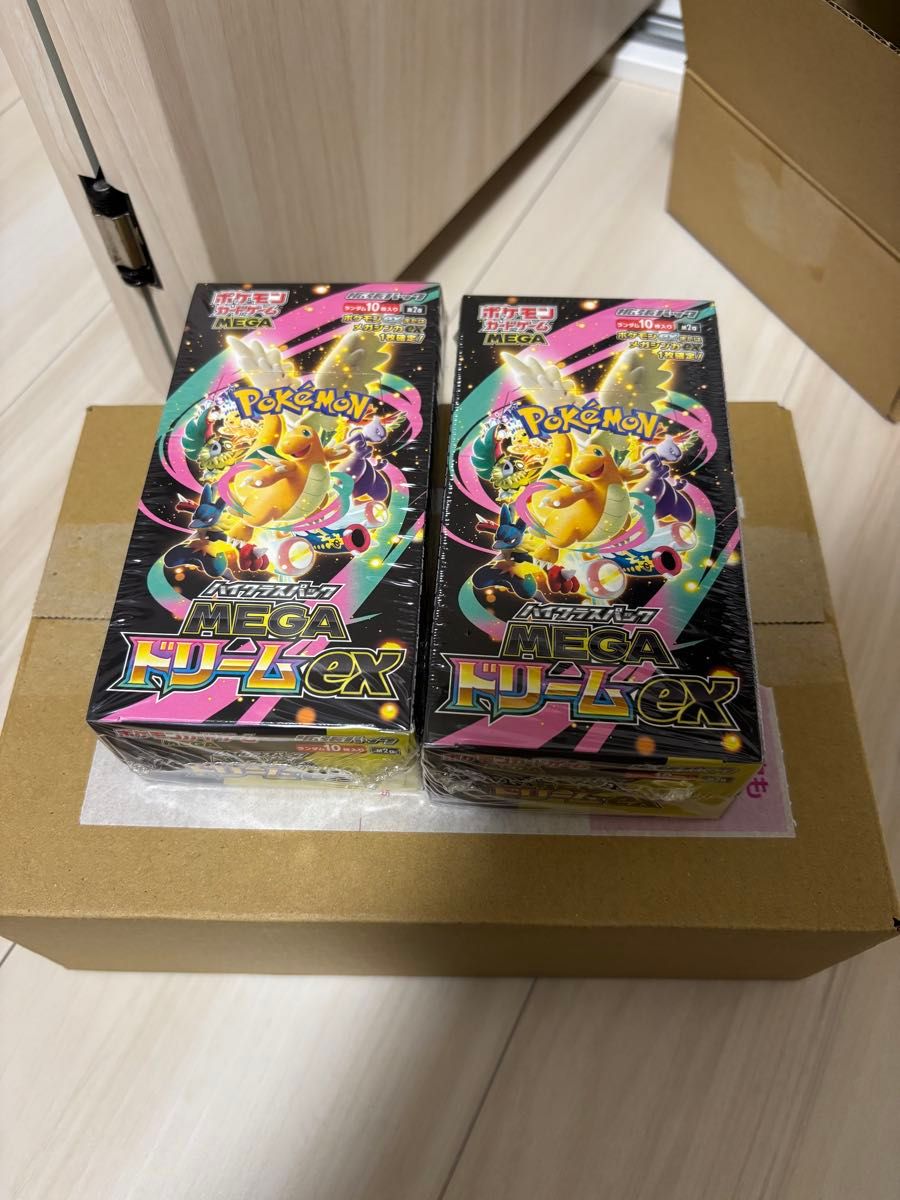 新品シュリンク付き ハイクラスパック MEGAドリームex 2BOX ポケモン