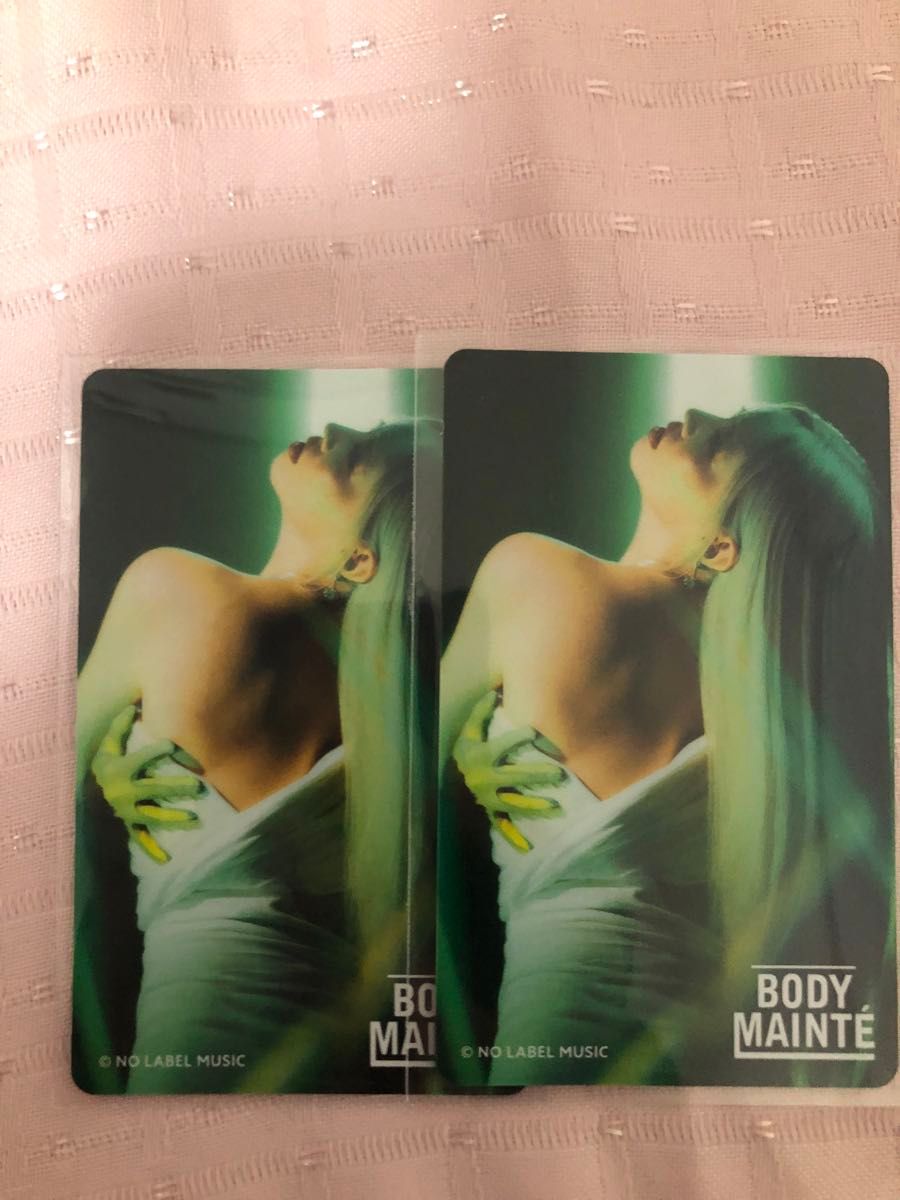 ボディメンテ ちゃんみな シークレット トレカ THE DAY HANA 第4弾 2枚