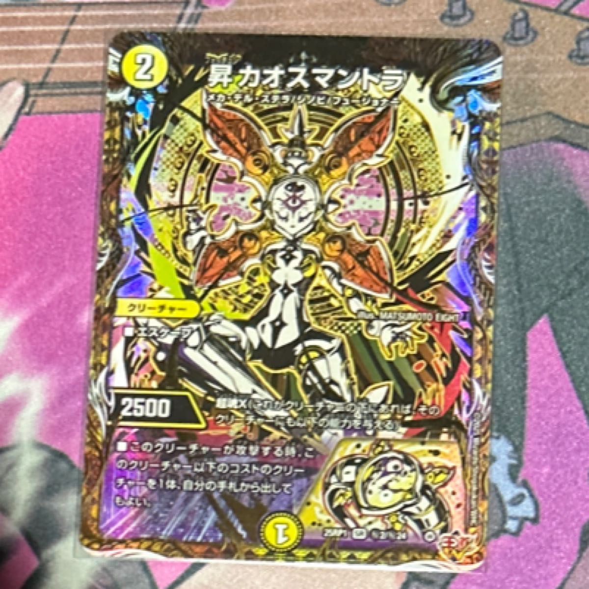 デュエルマスターズ 昇カオスマントラ シークレット 25RP1 秘2/秘24