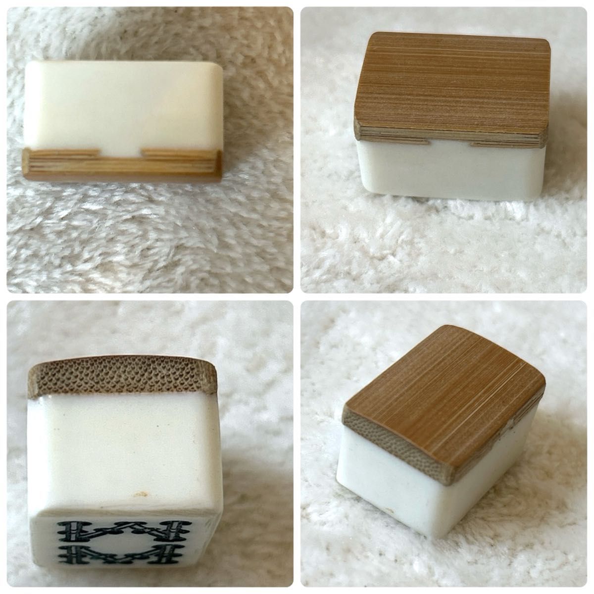 背竹牌 麻雀牌 ケース付き トランプ類税証紙 戦後〜1989年 高級 麻雀