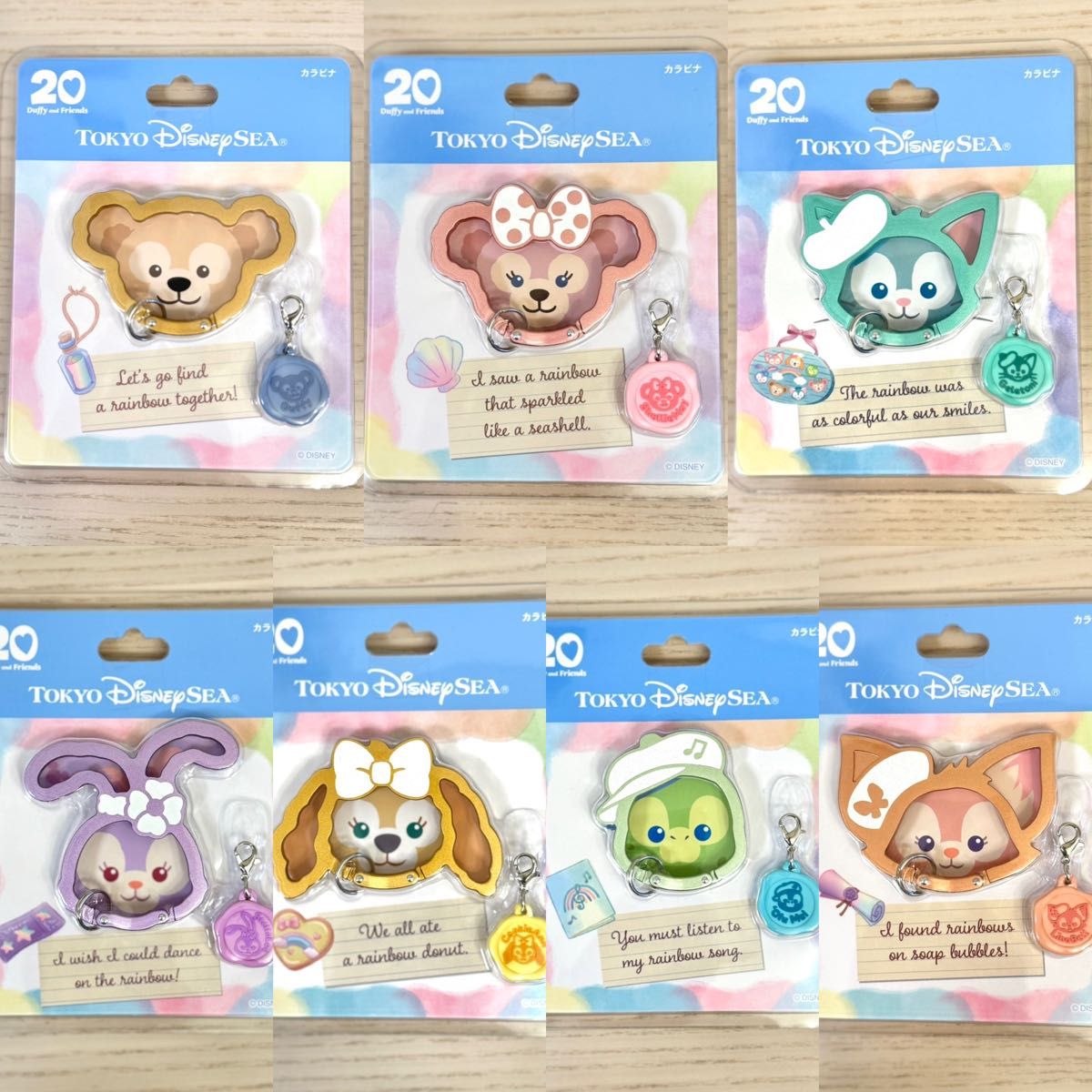 新品未開封 ディズニー ダッフィー＆フレンズ ハートフェルトレターズ