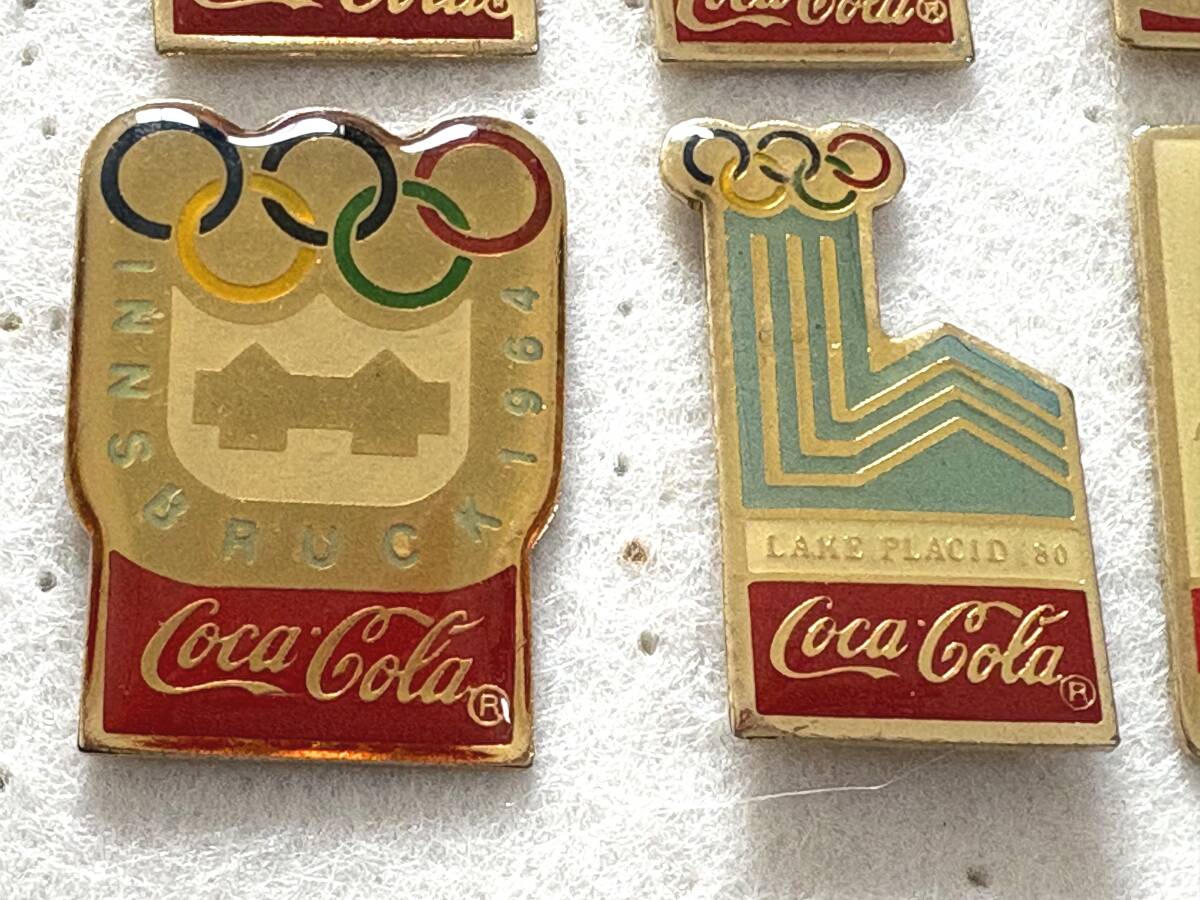希少 オリンピック フランス雑貨 ピンバッジ ピンズ Coca Cola