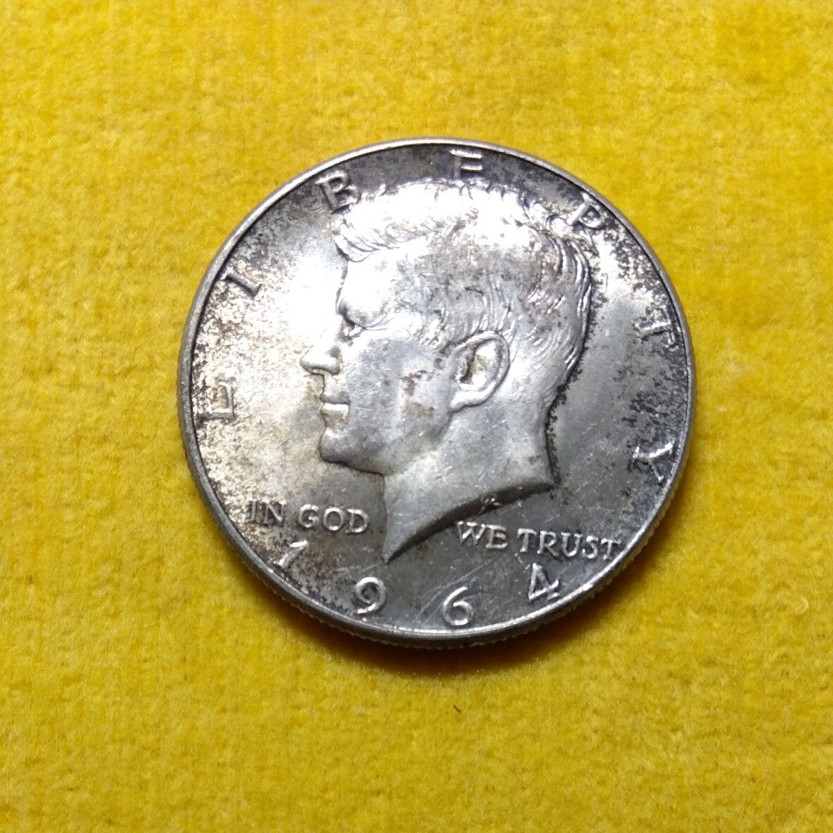 アメリカ 1964年 ケネディ ハーフダラー 銀貨 50セント 古銭｜Yahoo