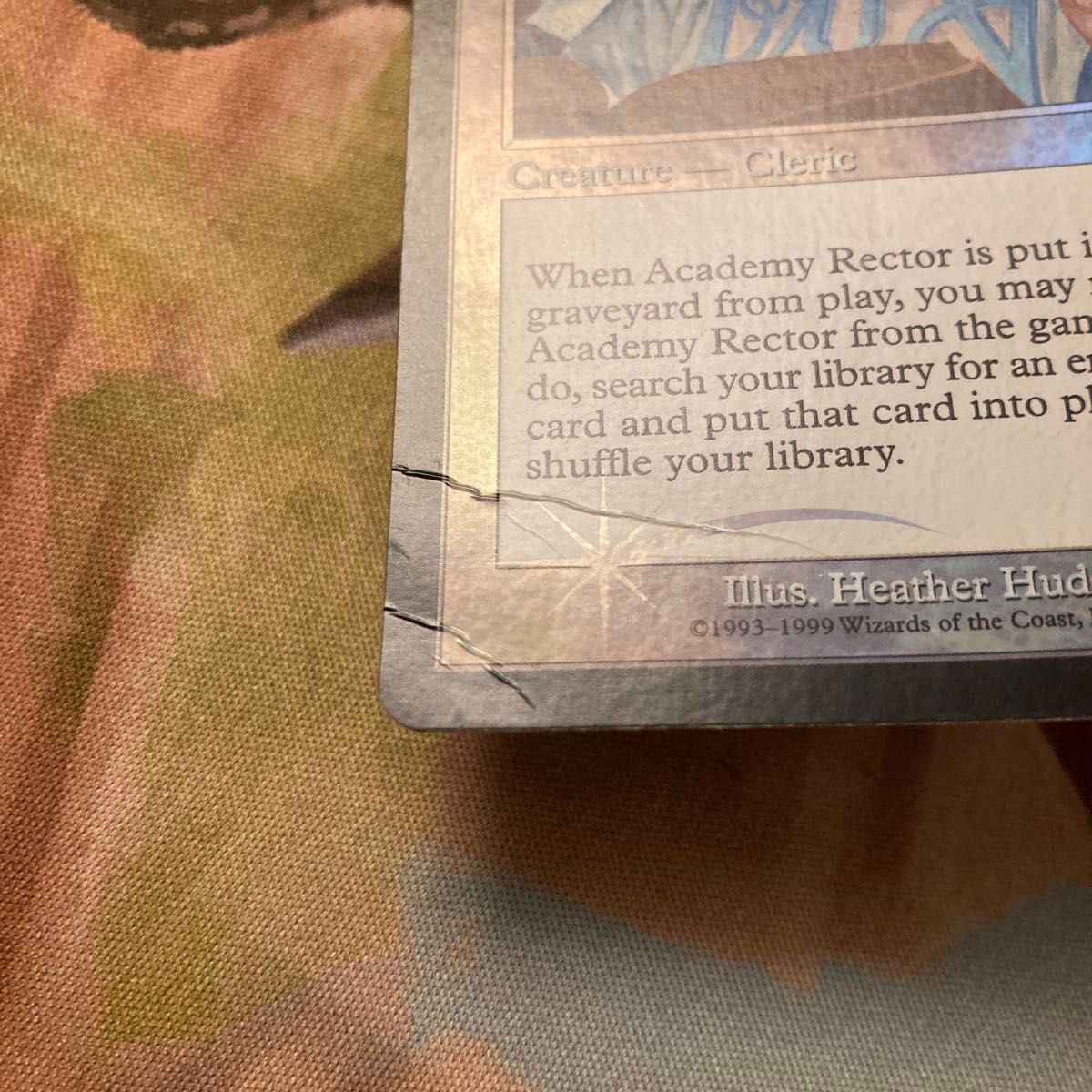 UDS アカデミーの学長 英語 FOIL 旧枠 初版 再録禁止 MTG マジックザ