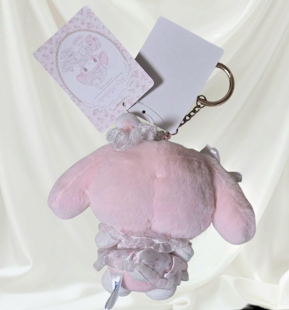 マイメロディ 2024 白イチゴ マスコットキーホルダー 正規品 マイ