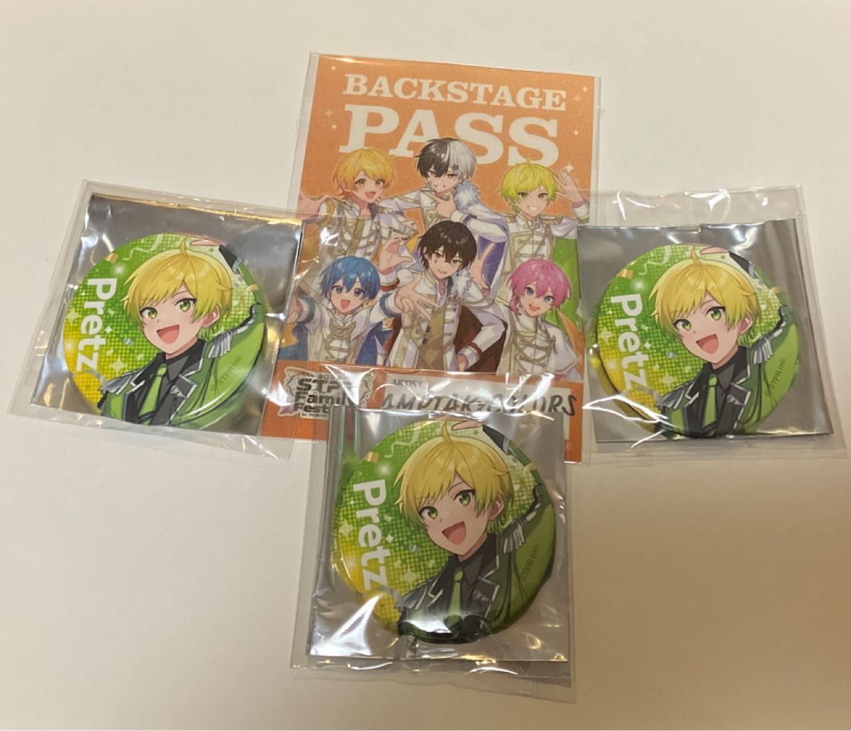 缶バッジ ぷりっつ すとふぇす AMPTAK｜Yahoo!フリマ（旧PayPayフリマ）