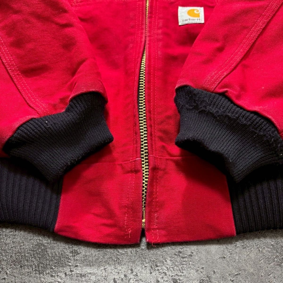 希少Sカーハートアクティブジャケットレッド赤ダックジャケット