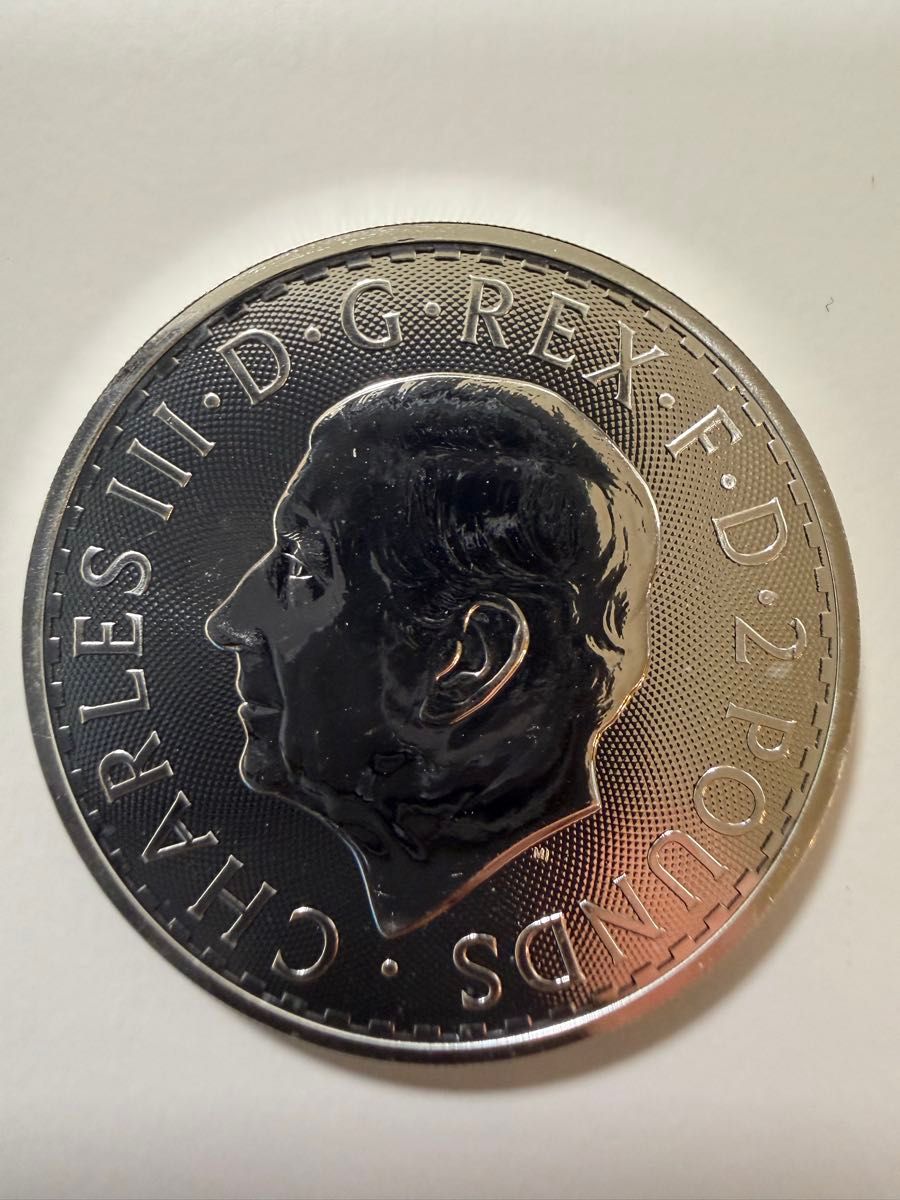2024年 イギリス ブリタニア銀貨 1オンス 純銀 999 FINE SILVER｜Yahoo