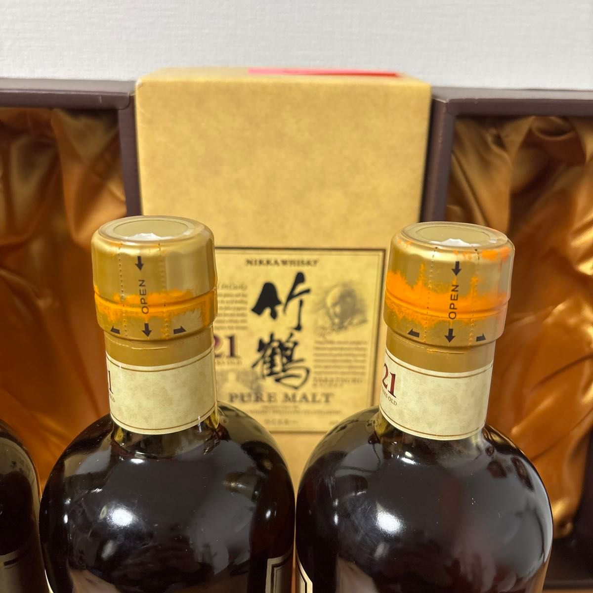 ニッカウイスキー 竹鶴21年 ピュアモルト NIKKA 4点セット 未開栓 箱2