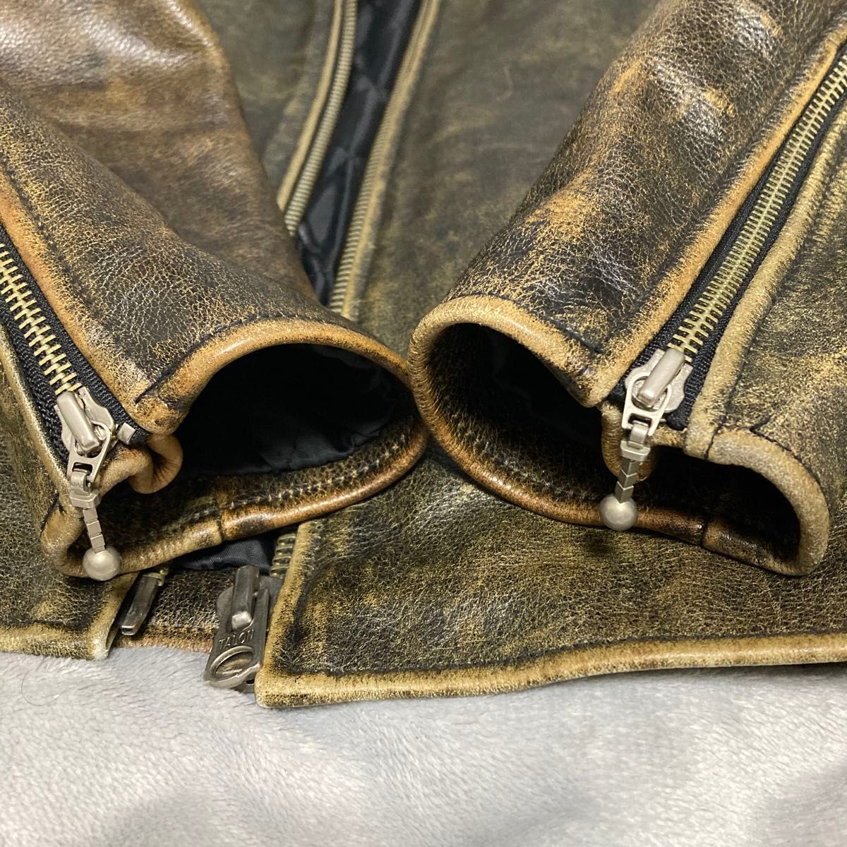 RBC ヴィンテージ加工 シングルライダース Mサイズ｜Yahoo!フリマ（旧