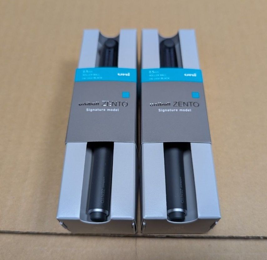 新品未開封・計2本】ユニボール ゼント シグニチャーモデル メタリック