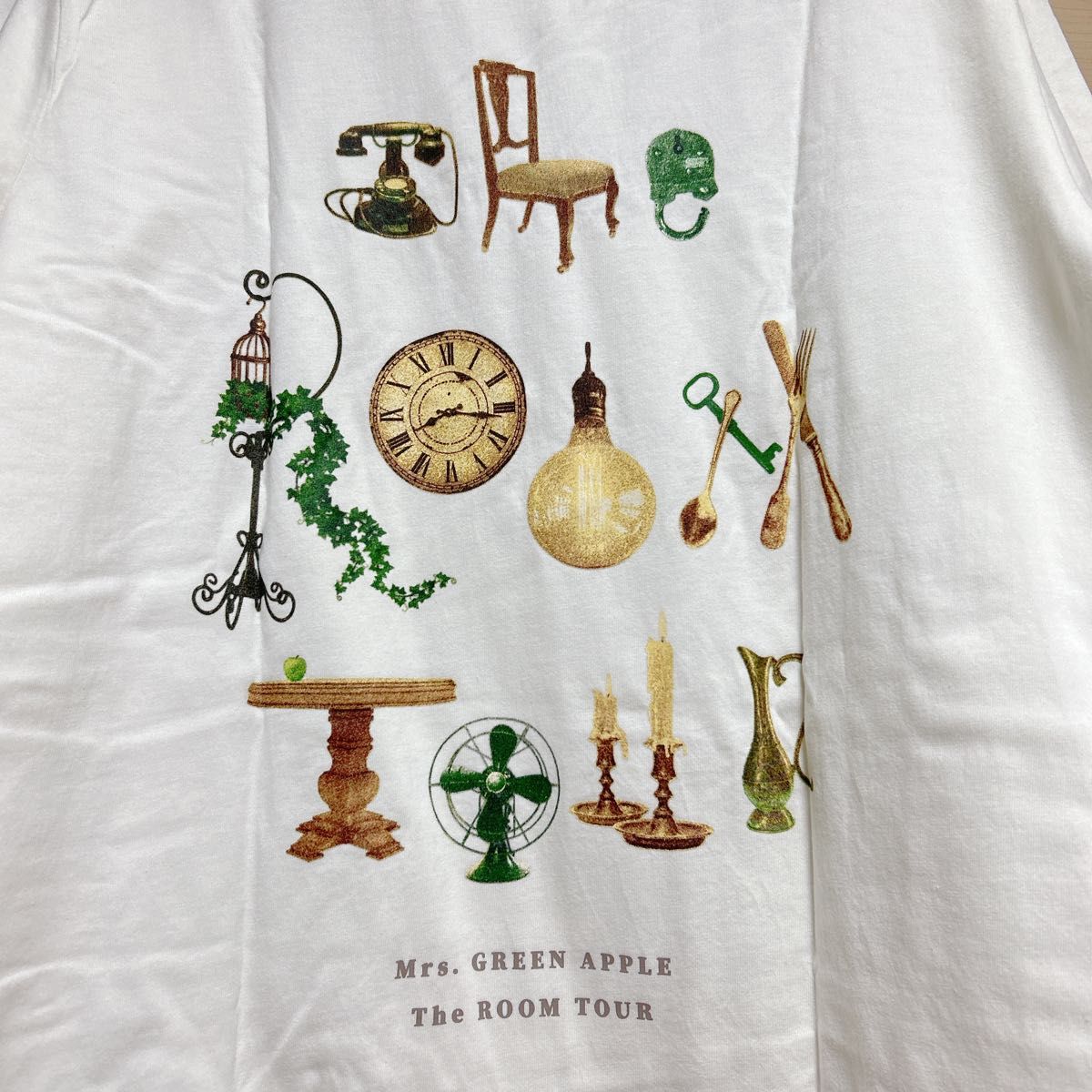 Mrs GREEN APPLE ミセス ルームツアー ライブ Tシャツ ホワイト｜Yahoo