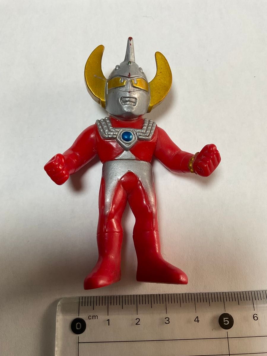 ウルトラマンタロウ ミニフィギュア 円谷プロ 昭和レトロ ソフビ 当時