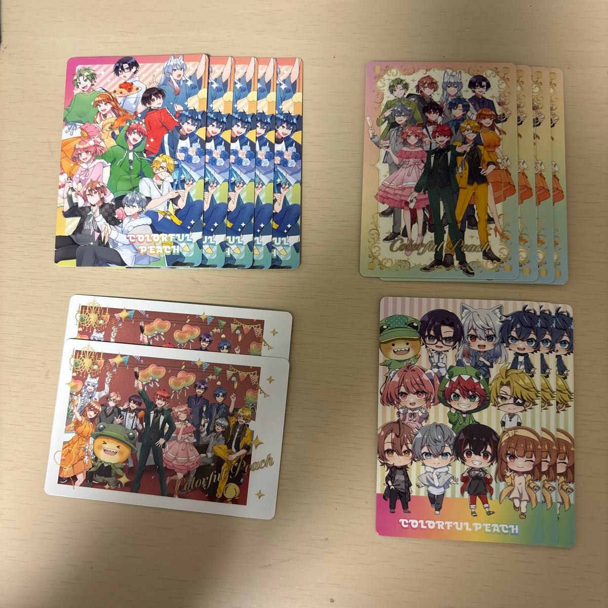 カラフルピーチ トレカ 4種セット まとめ売り｜Yahoo!フリマ（旧PayPay