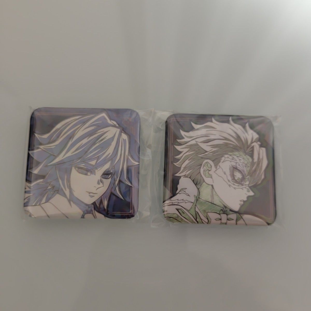 鬼滅の刃 モクテルバー ロト第二弾 缶バッジ 冨岡義勇 不死川実弥