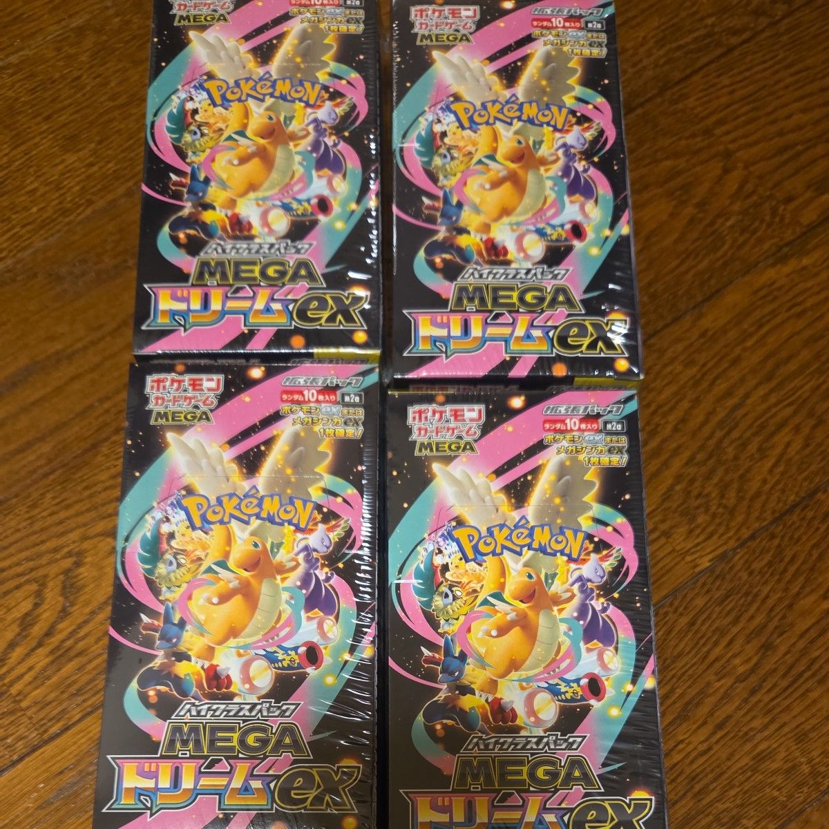 ポケモンカード MEGAドリームex 4BOX 未開封シュリンク付き｜Yahoo
