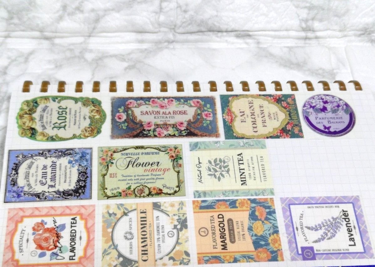 マスキングテープ まとめ売り 13本 アンティーク 香水｜Yahoo!フリマ