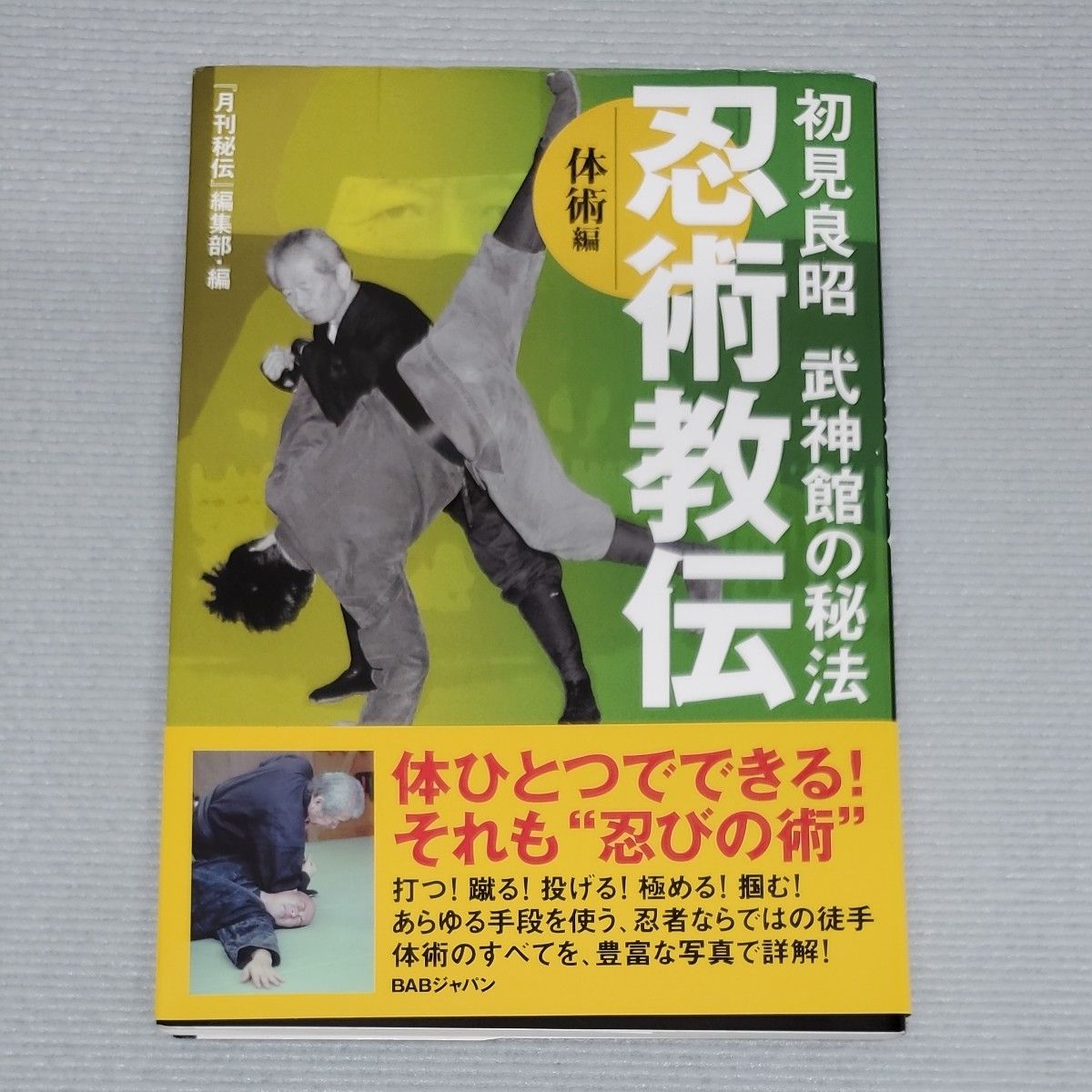 初見良昭武神館の秘法忍術教伝 体術編 初見良昭／〔著〕 『月刊秘伝