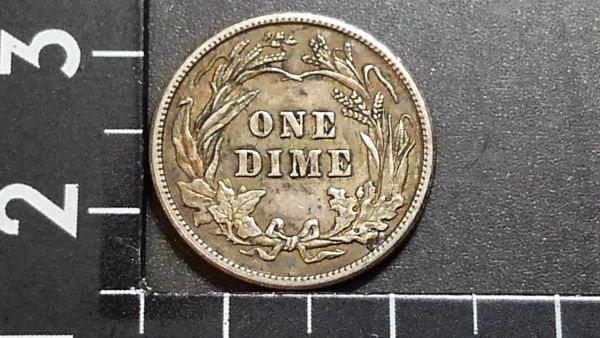 稀少な状態)アメリカ合衆国統治下 フィリピン 10センタボ銀貨 1935 M