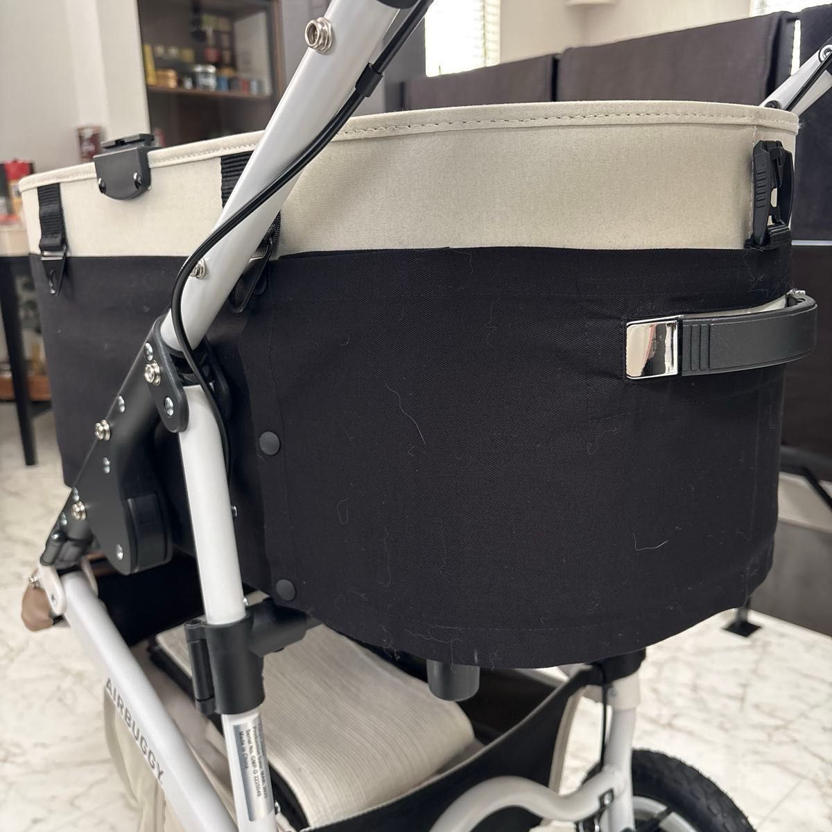 ハンドメイド製作 エアバギードーム3 (ラージサイズ)コットドレス 黒い