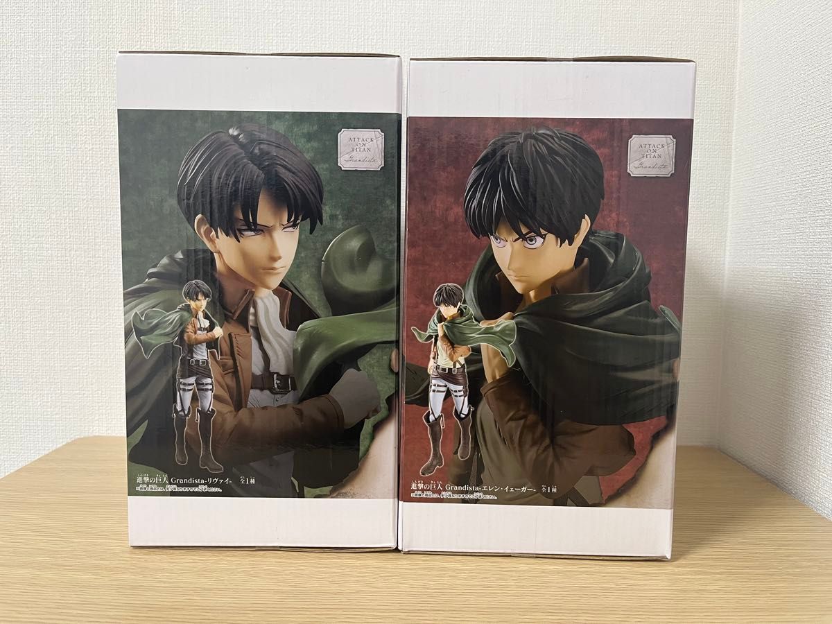未開封発送】Grandista 進撃の巨人 リヴァイ エレン・イェーガー