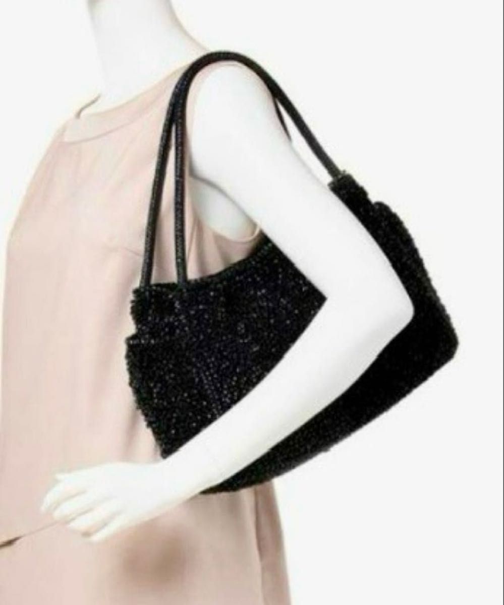 ANTEPRIMA アンテプリマ ポルタ エナメルブラック 美品 黒