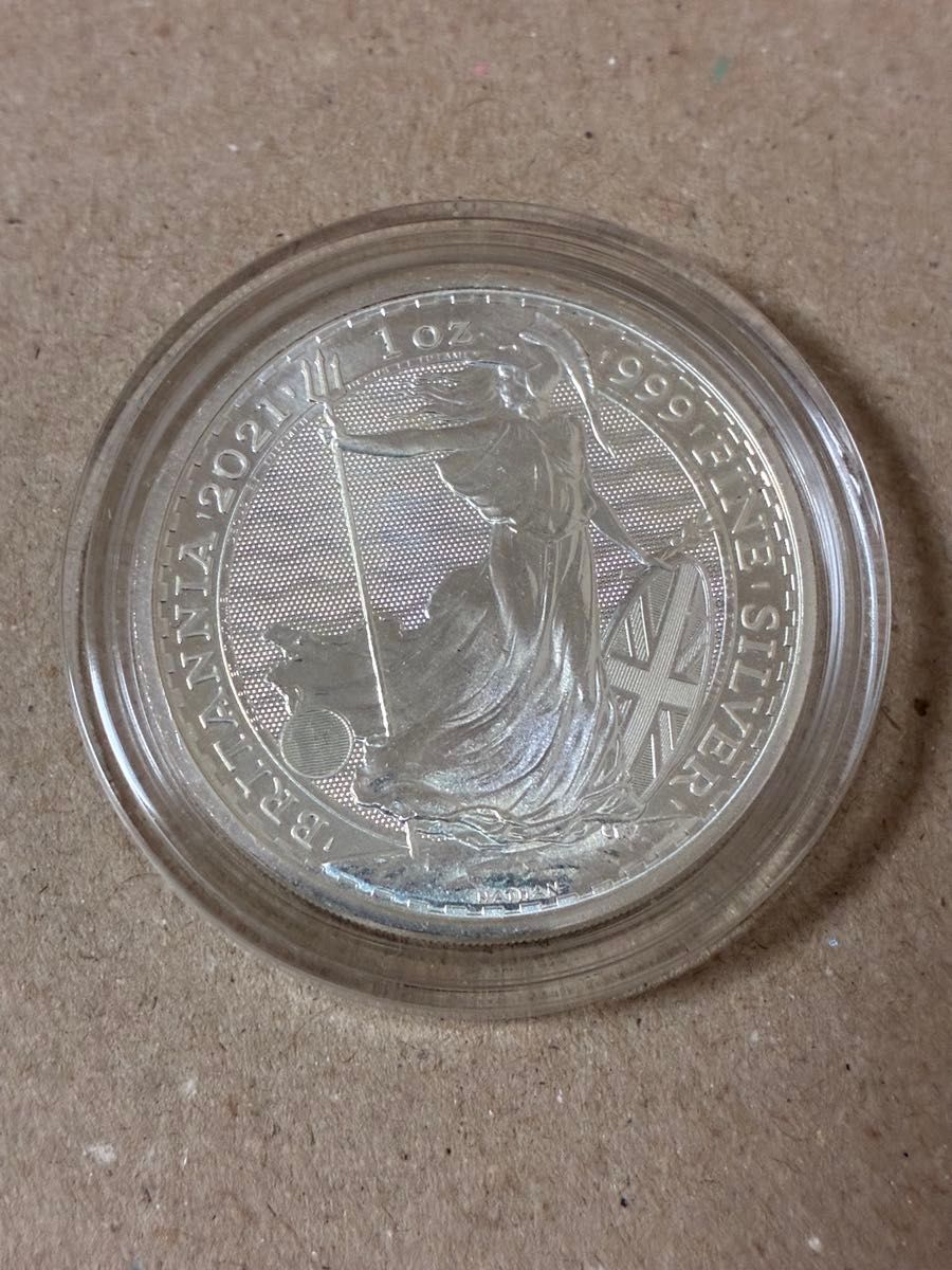 ブリタニア銀貨 1オンス シルバーコイン 純銀 2021年｜Yahoo!フリマ