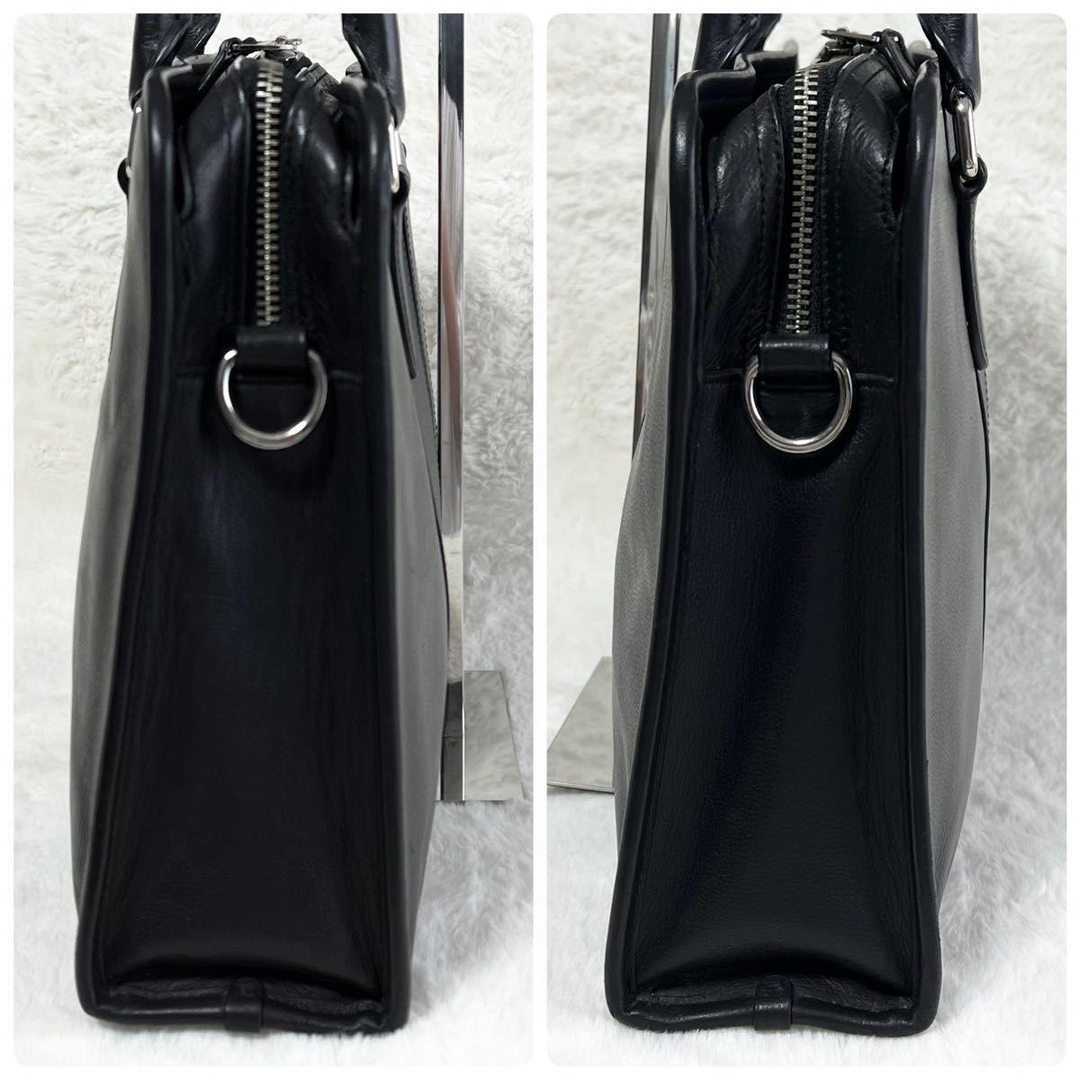 COACH コーチ 美品 ビジネスバッグ ブリーフケース 2way 本革 レザー